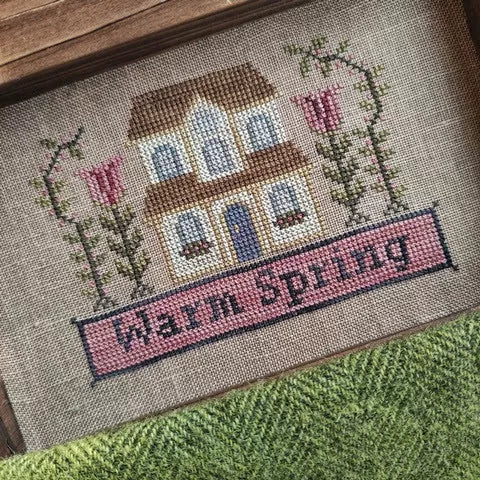 Warm Spring House - Puntini Puntini - Cross Stitch Pattern, Needlecraft Patterns, Needlecraft Patterns, The Crafty Grimalkin - A Cross Stitch Store