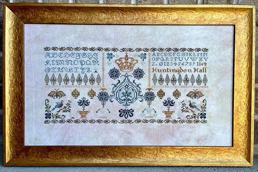 PRE-ORDER - Huntingdon Hall - Jan Hicks Creates - Cross Stitch Pattern, Needlecraft Patterns, The Crafty Grimalkin - A Cross Stitch Store