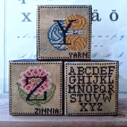 When I think of Y, Z - Puntini Puntini - Cross Stitch Pattern, Needlecraft Patterns, Needlecraft Patterns, The Crafty Grimalkin - A Cross Stitch Store